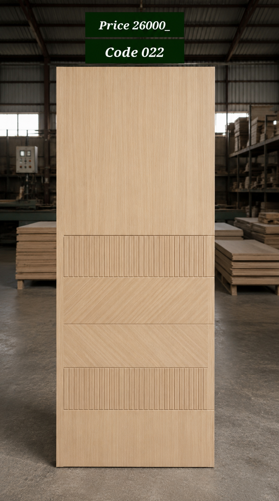 Ash Veneer Door Design 02