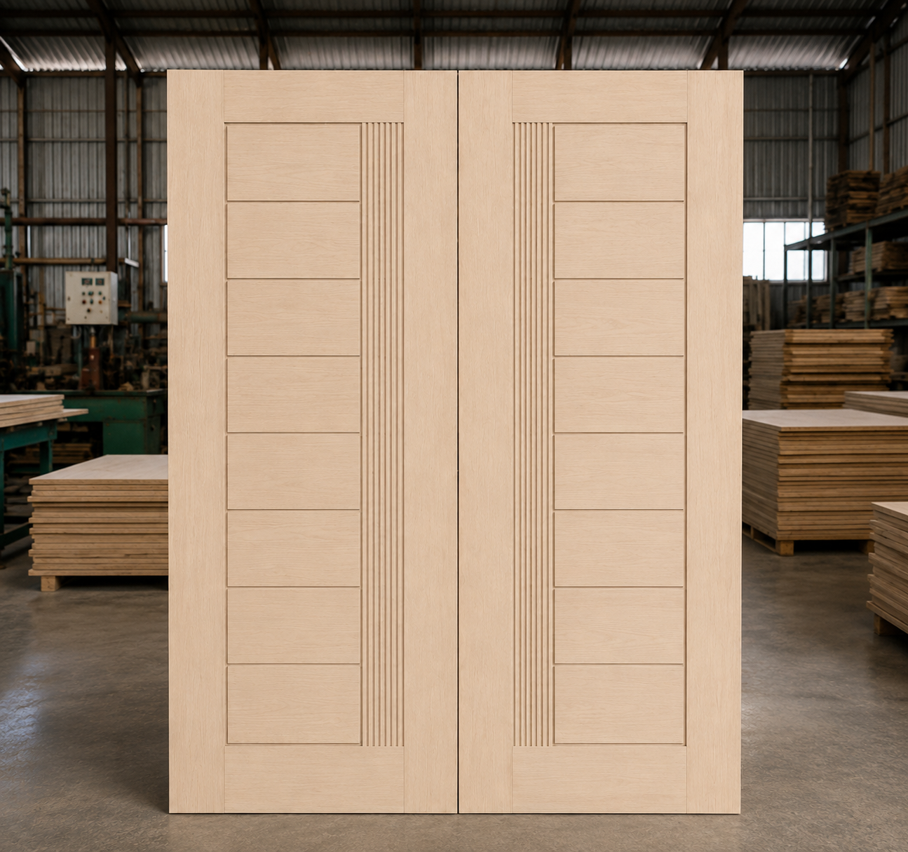 Ash Veneer Door Design 06