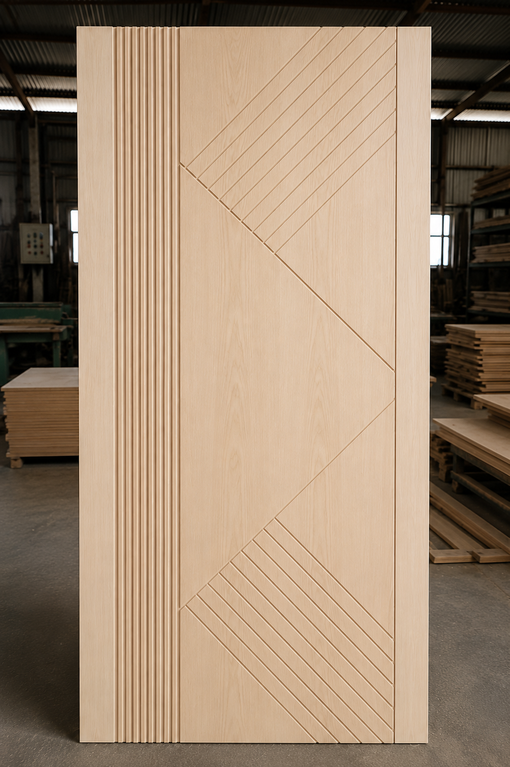 Ash Veneer Door Design 08