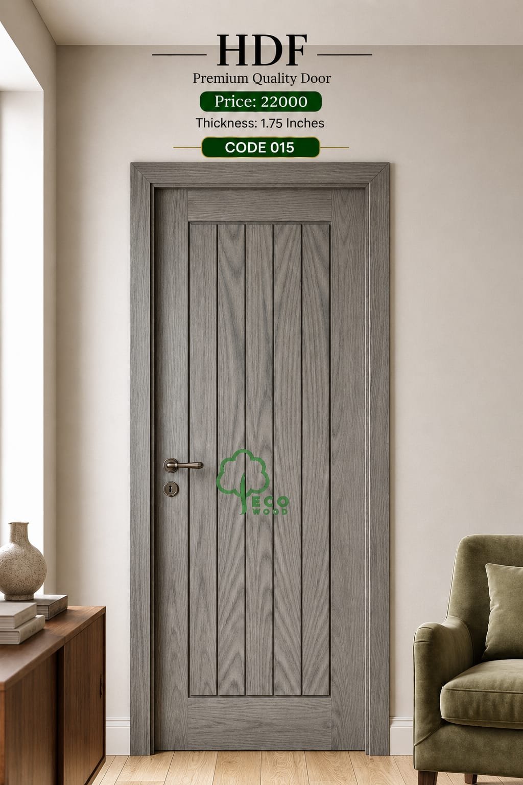 EcoWood HDF Door Code 015