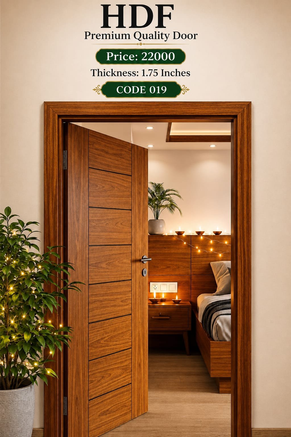 EcoWood HDF Door Code 019