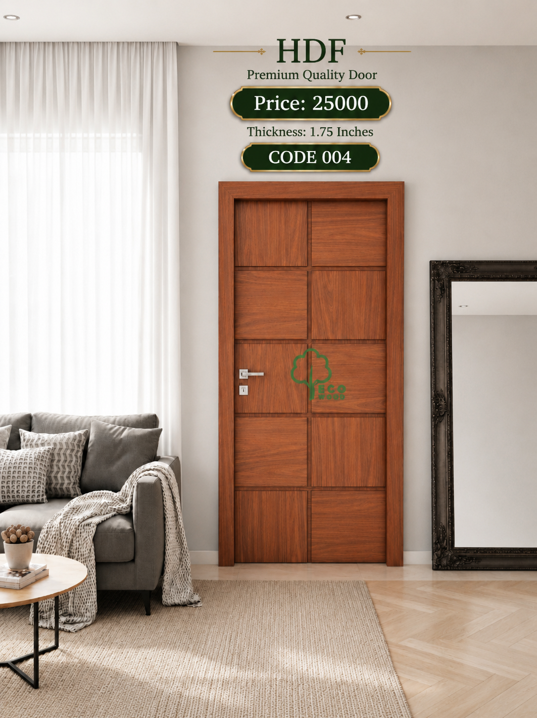 EcoWood HDF Door Code 004