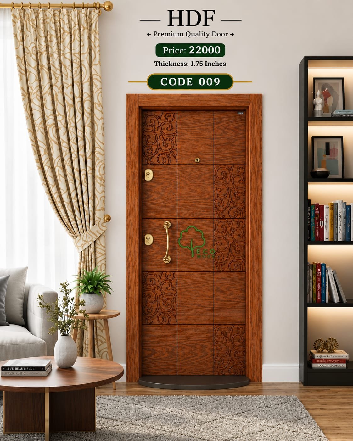 EcoWood HDF Door Code 009